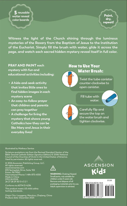 Pray and Paint: Luminous Mysteries of the Rosary Water Reveal