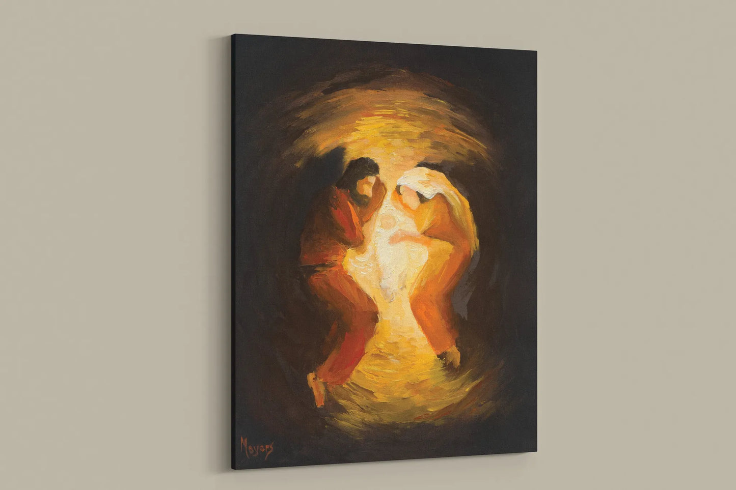 Rejoice! Fine Art Canvas Prints: The Manger