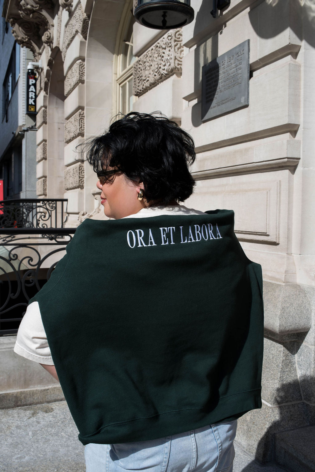 "Ora et Labora" / Sudadera de cuello redondo de San Benito
