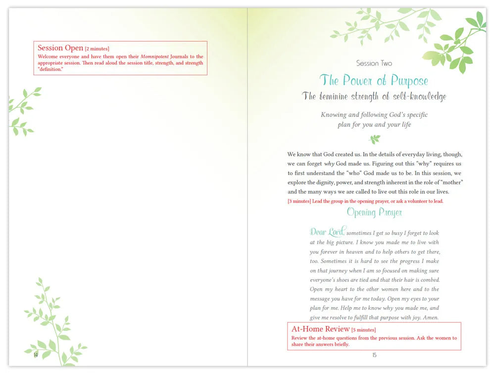 Momnipotent Leader's Guide Journal