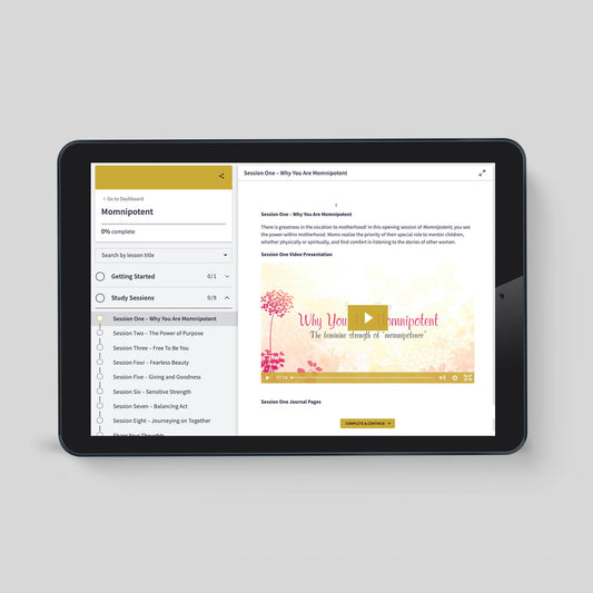 Momnipotent: Finding Peace, Balance, & Joy in Your Vocation as a Mother [Online Video Access]