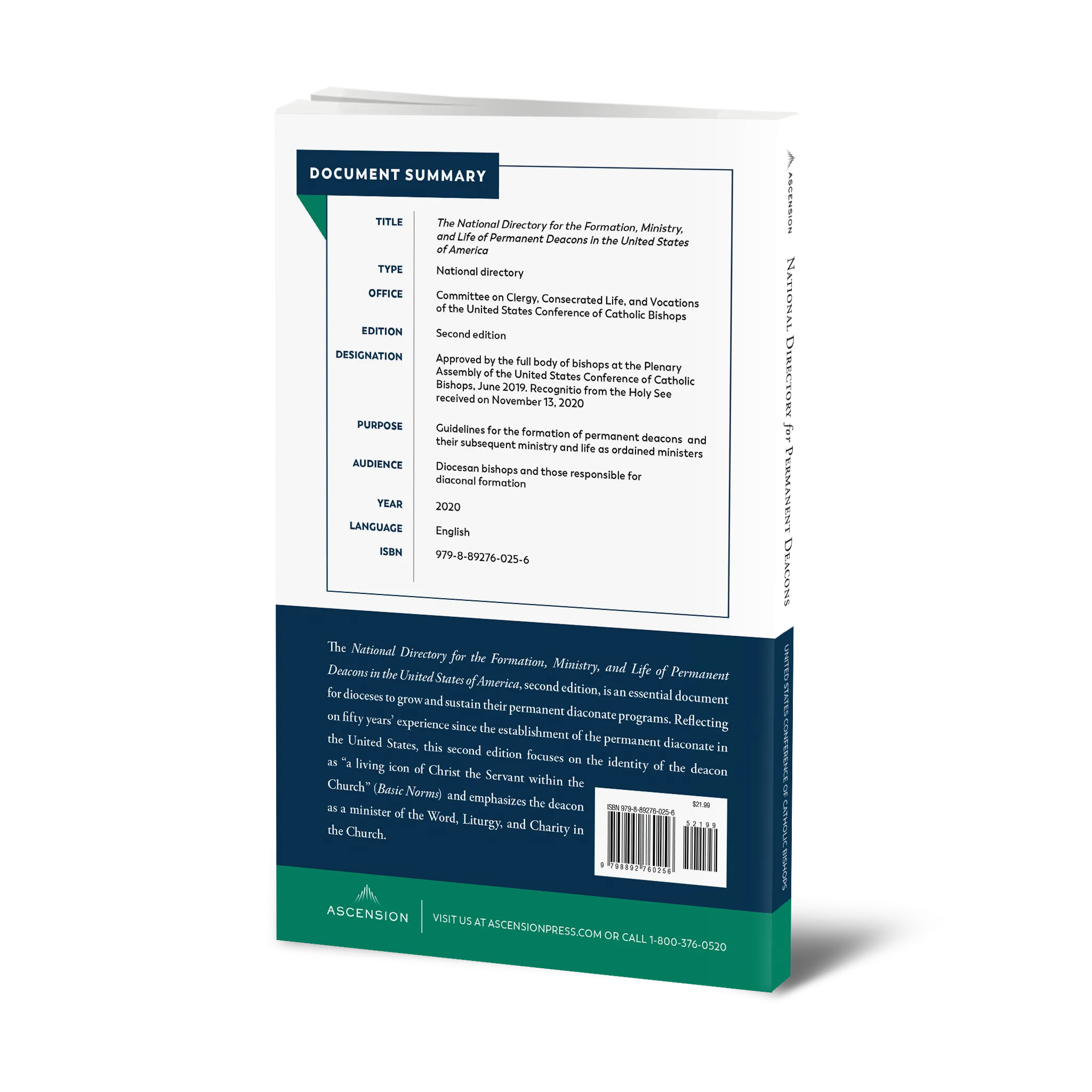 National Directory for the Formation, Ministry, and Life of Permanent Deacons in the United States of America
