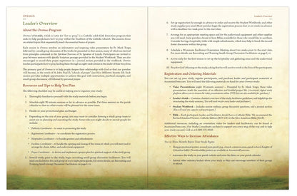 Oremus: A Guide to Catholic Prayer, Starter Pack