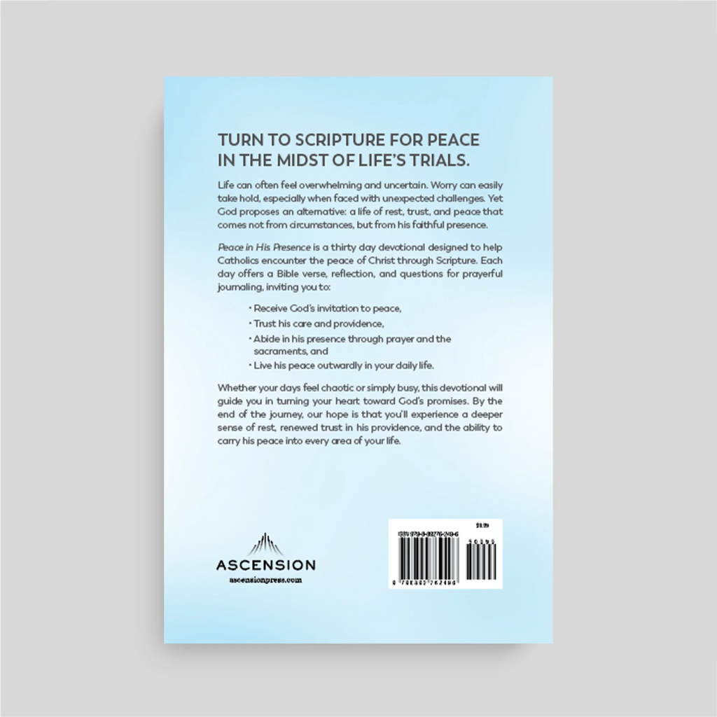 Peace in His Presence: A 30-Day Journey to Finding Peace and Trust in Scripture