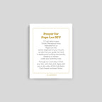 Pope Leo XIV Prayer Cards