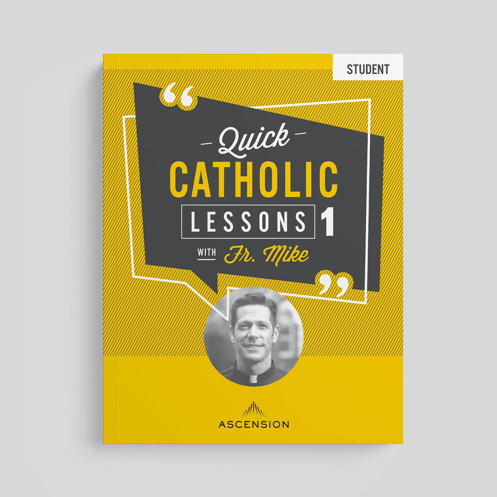 Lecciones Católicas Rápidas con el Padre Mike: Vol. 1, Solo el Cuaderno de Trabajo