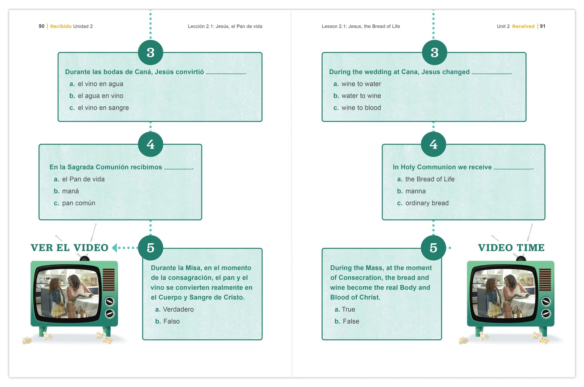 Received: Your Journey to First Communion Student Workbook (WITHOUT Online Course Access)