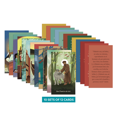 Renewed Saint Prayer Cards (10 Sets of 12 Cards)