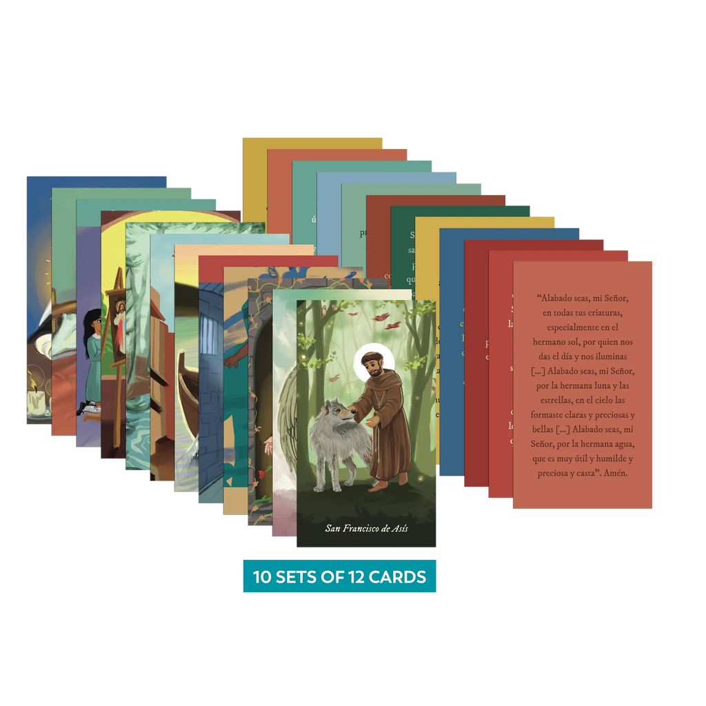 Renewed Saint Prayer Cards (10 Sets of 12 Cards)