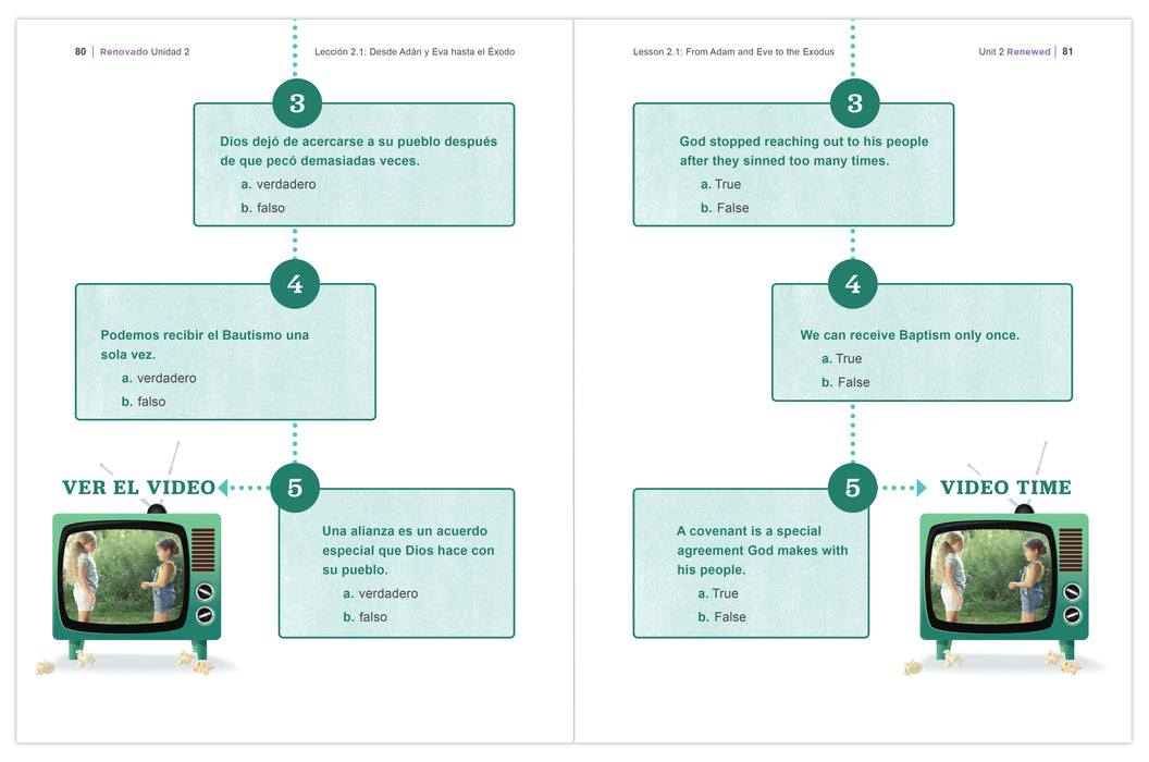 Renovado: Tu camino a la primera Confesión - Libro de trabajo [2da. Edición] (Incluye acceso al curso en línea)