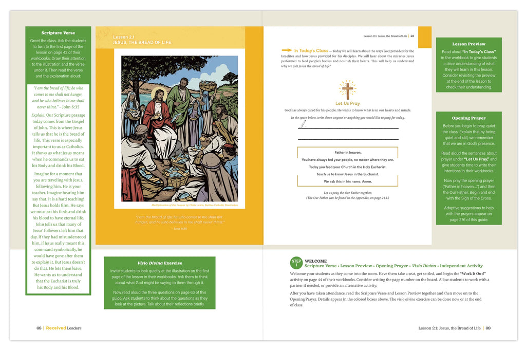 Received First Edition: Your Journey to First Communion Leader's Guide (Includes Online Leader's Access)