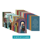 Received Saint Prayer Cards (10 Sets of 12 Cards)