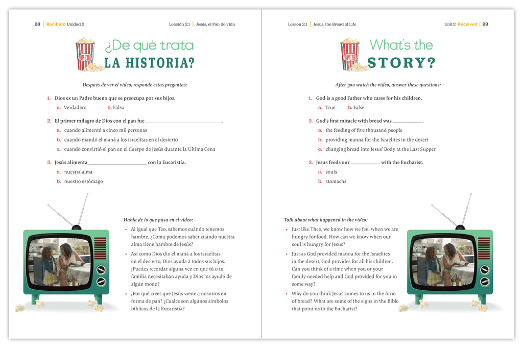 Received Second Edition: Your Journey to First Communion Student Workbook only
