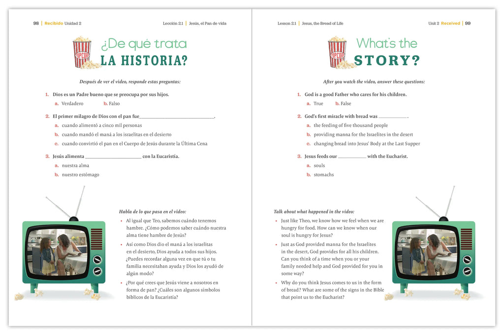 Received Second Edition: Your Journey to First Communion Student Workbook only