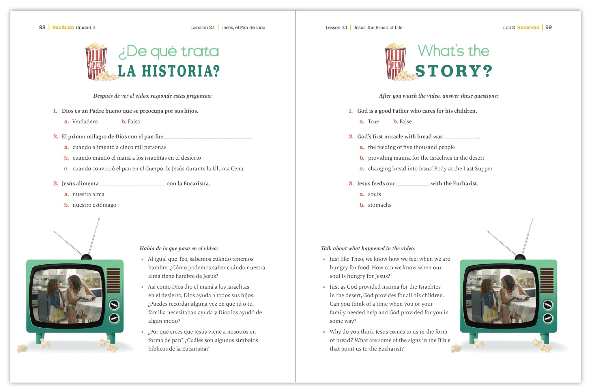 Received Second Edition: Your Journey to First Communion Student Workbook only