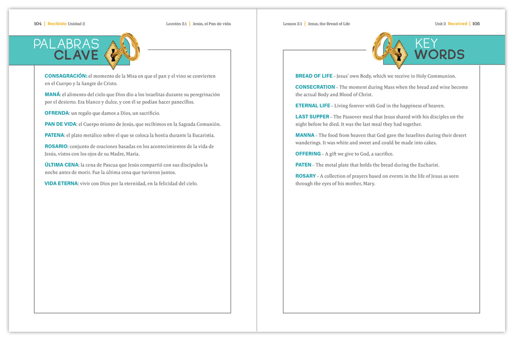 Received Second Edition: Your Journey to First Communion Student Workbook only