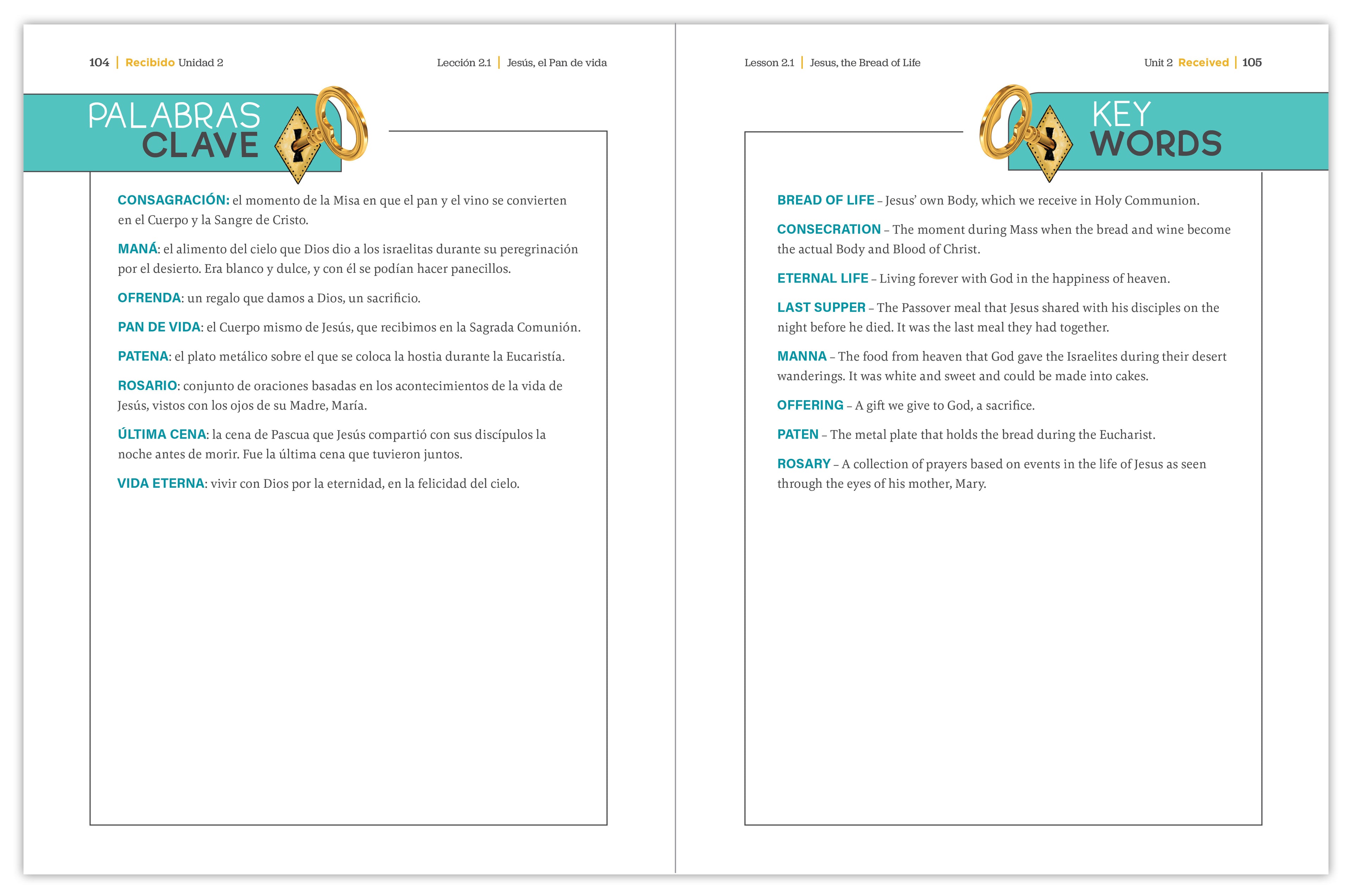 Received Second Edition: Your Journey to First Communion Student Workbook only