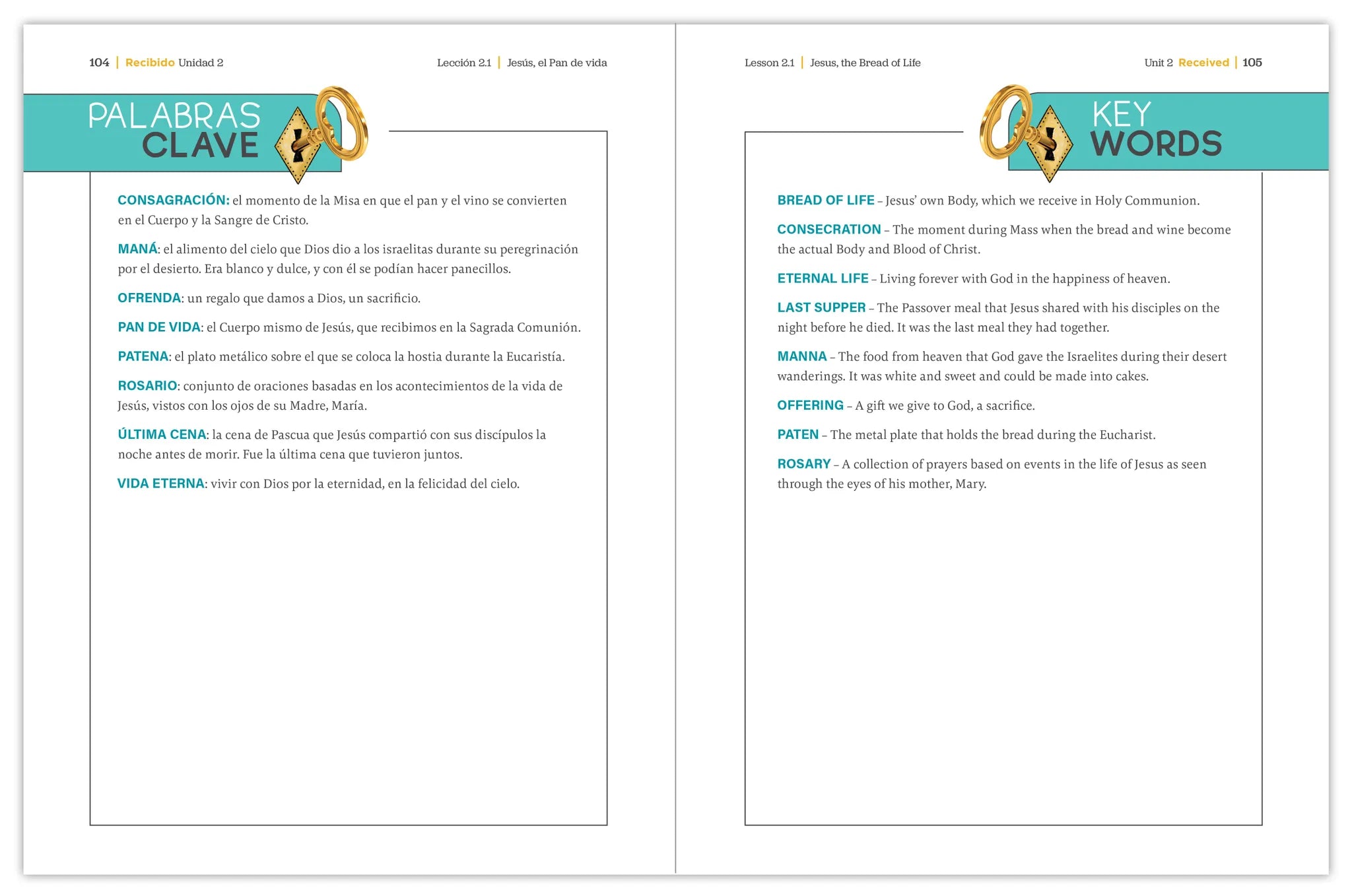 Received Second Edition: Your Journey to First Communion Student Workbook only