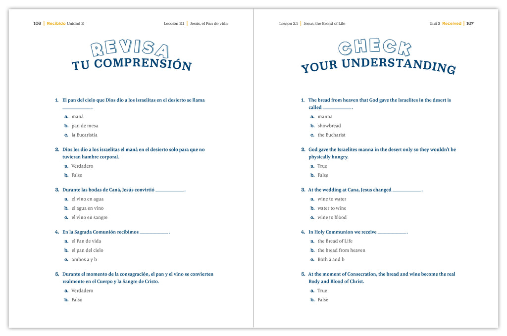 Received Second Edition: Your Journey to First Communion Student Workbook only