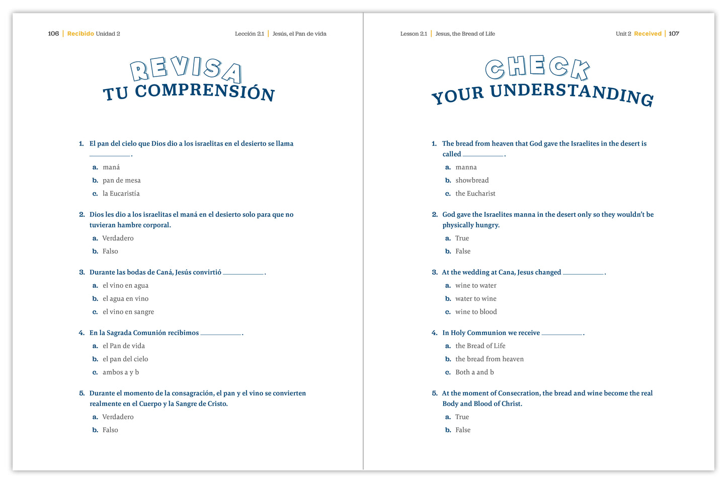 Received: Your Journey to First Communion Student Workbook (WITHOUT Online Course Access)