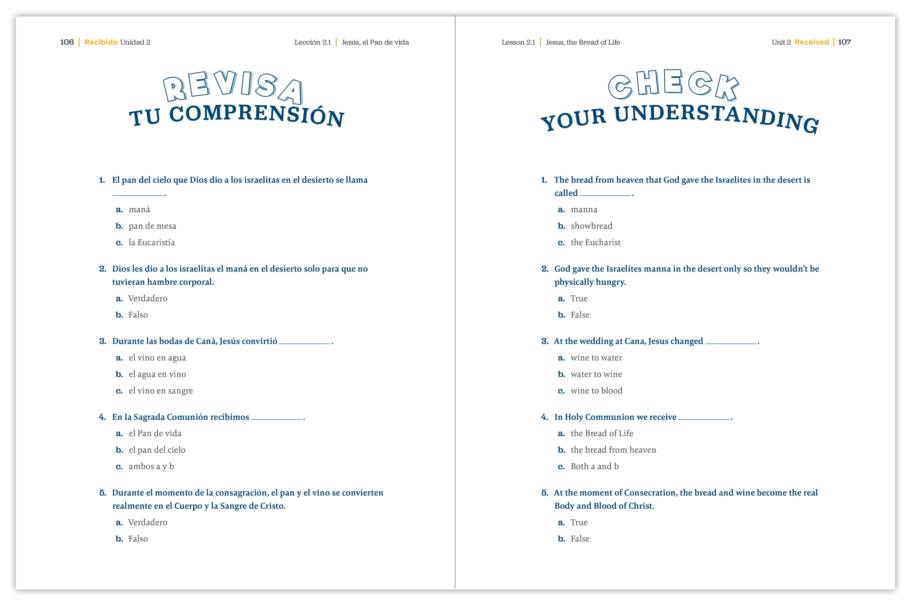 Received Second Edition: Your Journey to First Communion Student Workbook only