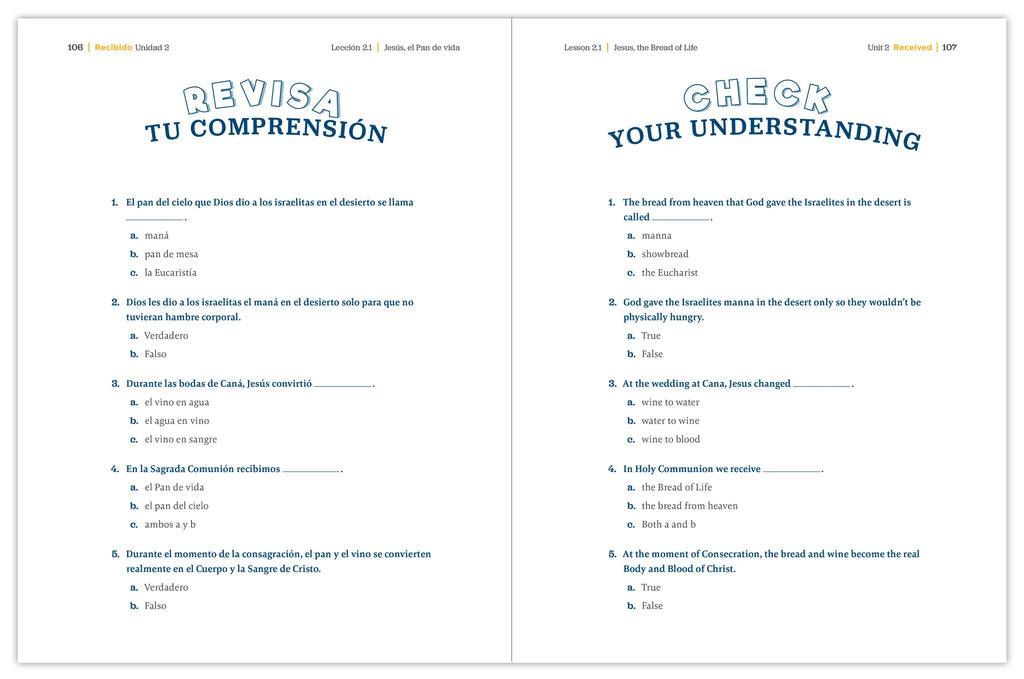 Received Second Edition: Your Journey to First Communion Student Workbook only