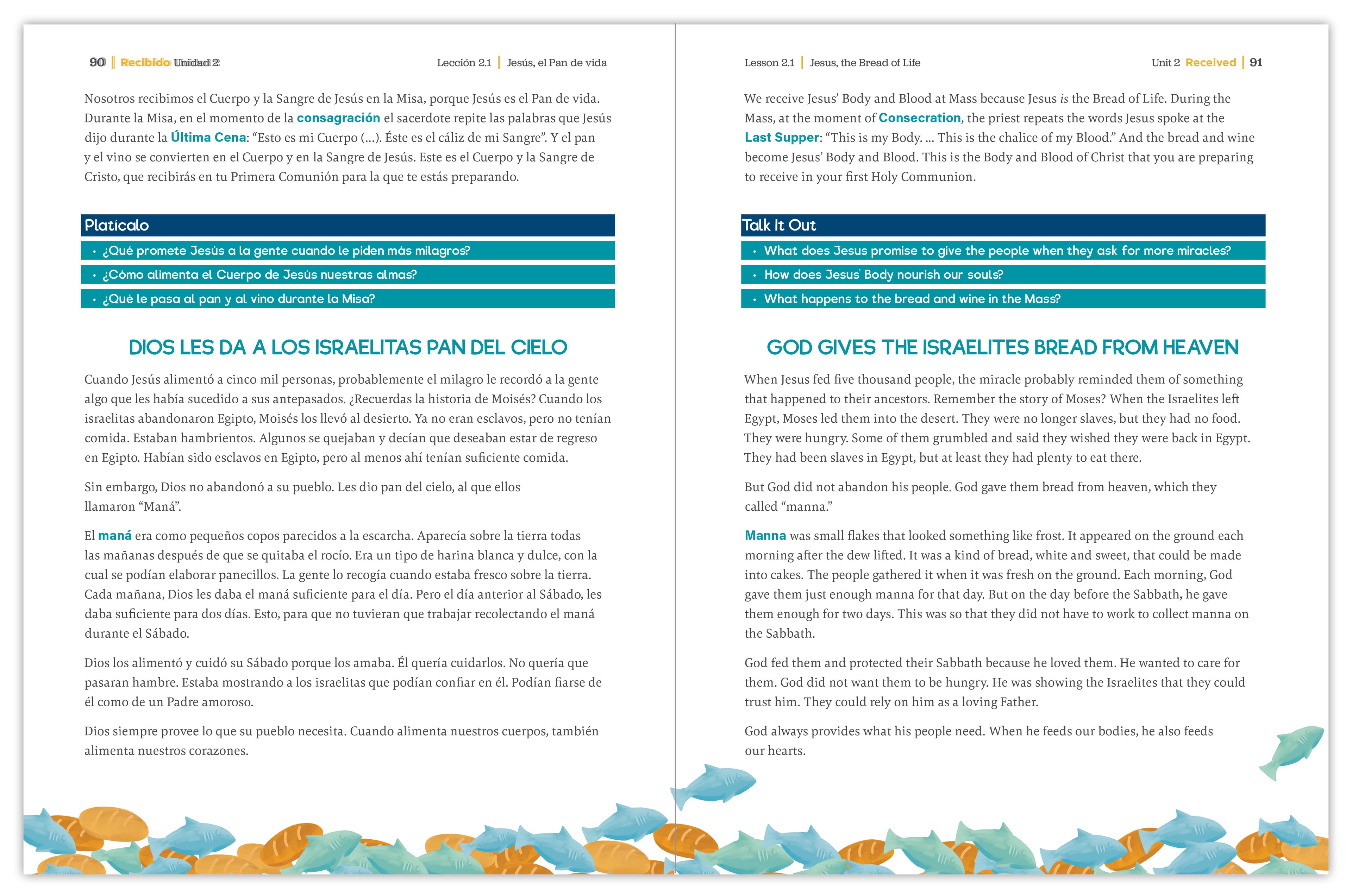 Received Second Edition: Your Journey to First Communion Student Workbook only