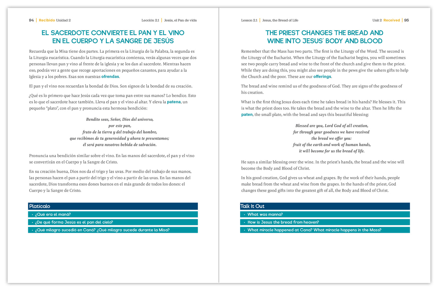 Received: Your Journey to First Communion Student Workbook (WITHOUT Online Course Access)