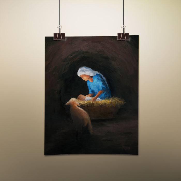 Rejoice! Fine Art Print: Entering the Manger