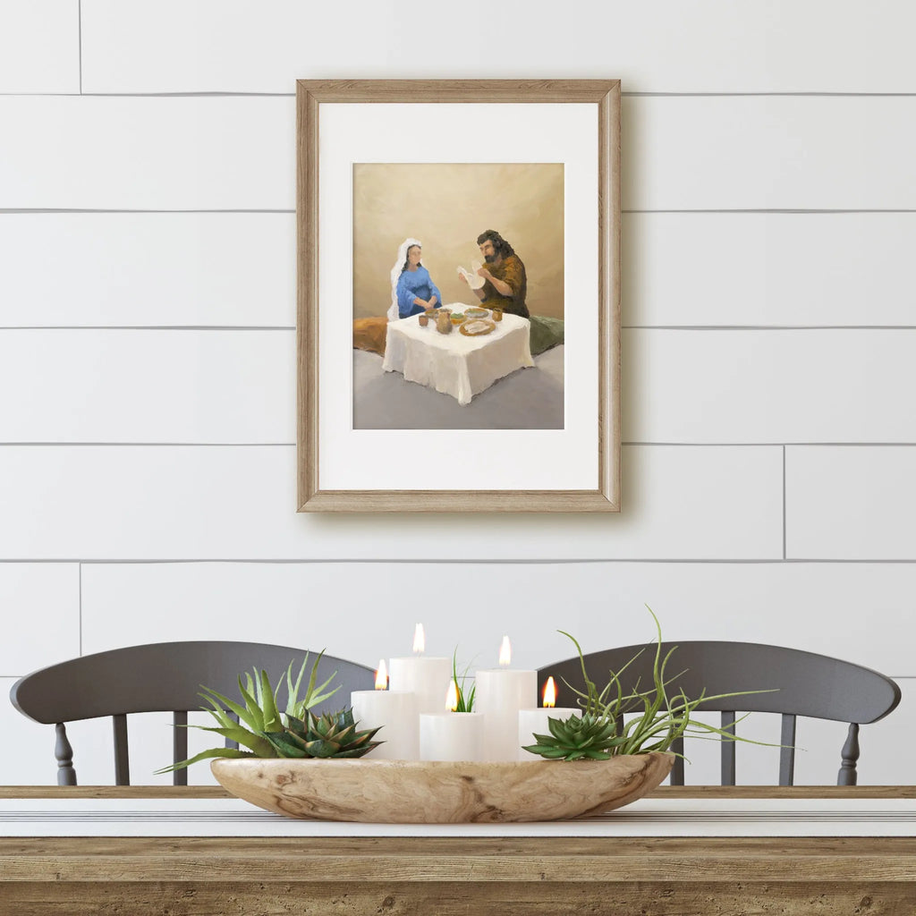 Rejoice! Art Prints: Breaking Bread