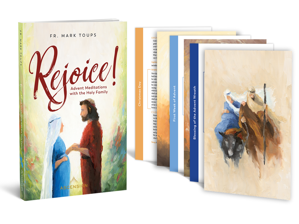 Rejoice! Advent Meditations with the Holy Family Journal and Advent Prayer Cards Bundle