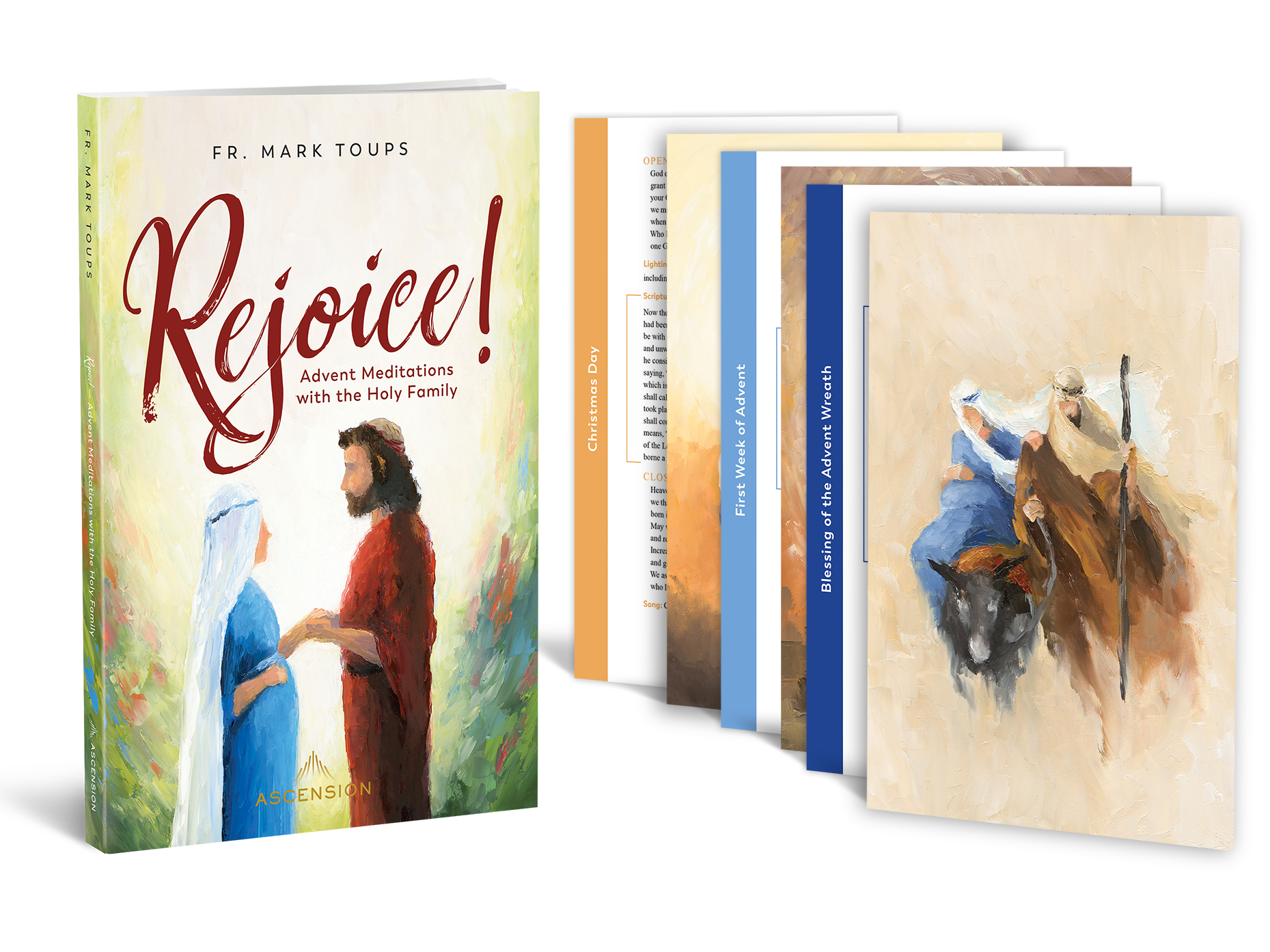 Rejoice! Advent Meditations with the Holy Family Journal and Advent Prayer Cards Bundle
