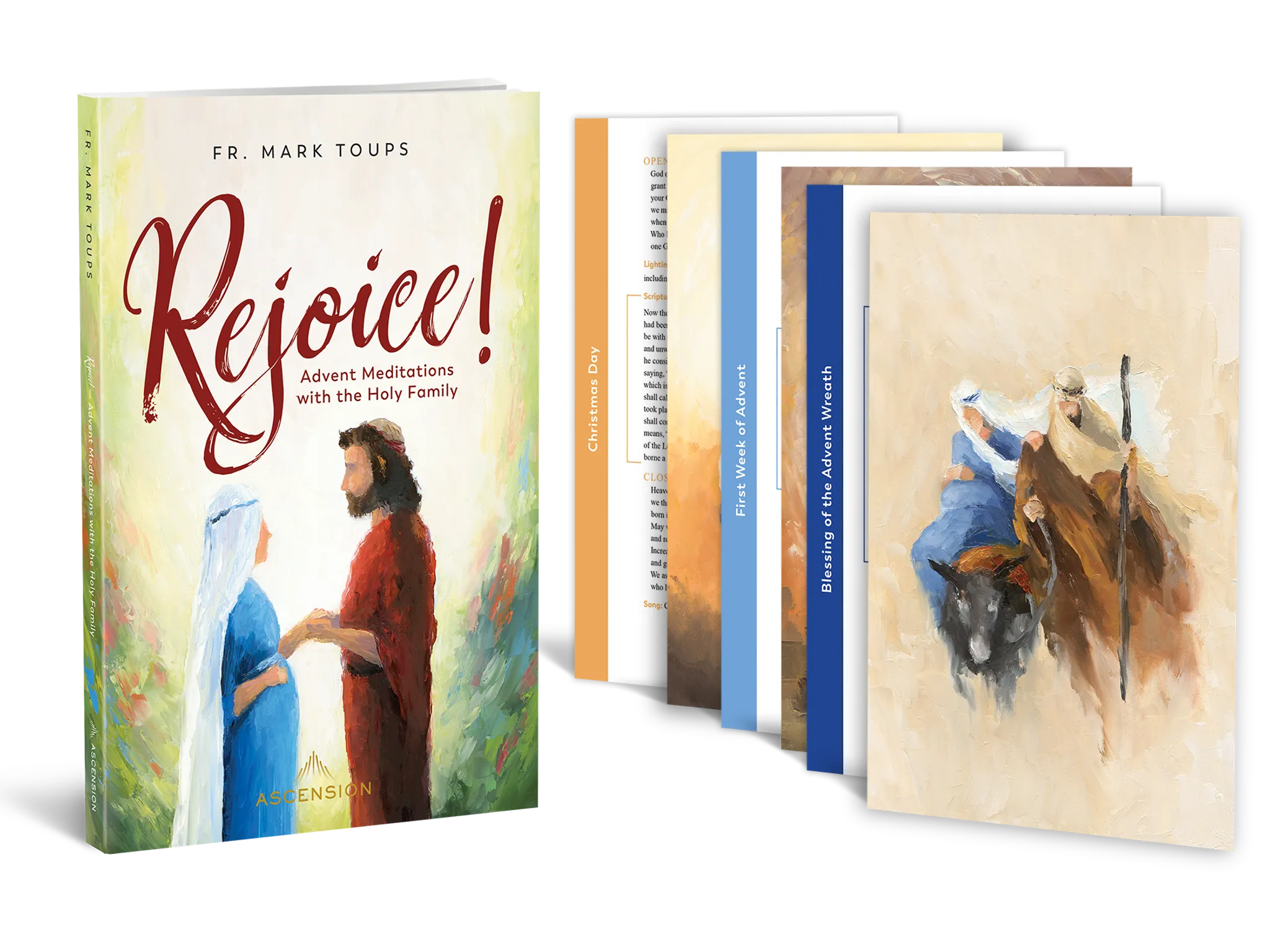 Rejoice! Advent Meditations with the Holy Family Journal and Advent Prayer Cards Bundle