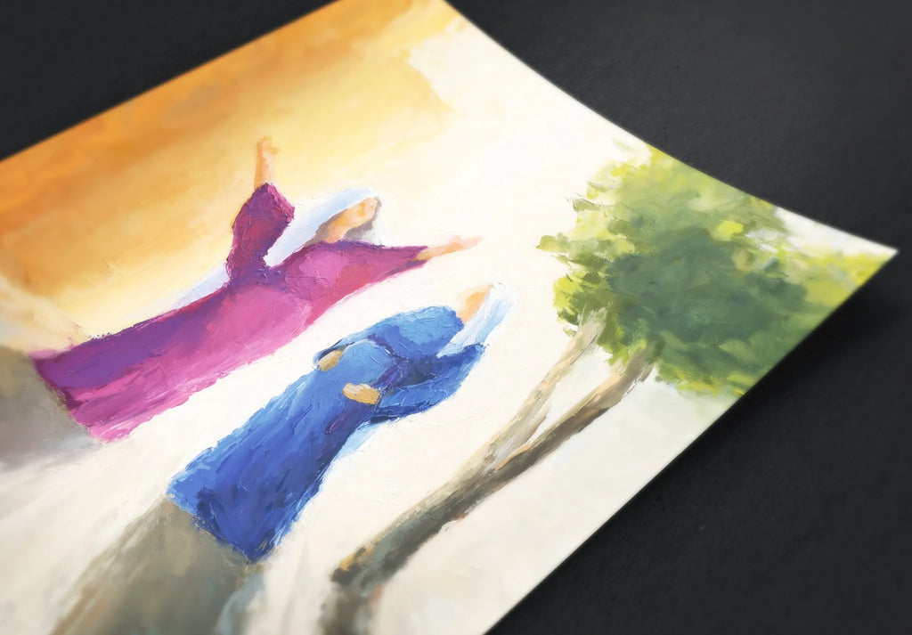 ¡Regocijaos! Láminas artísticas: La Visitación