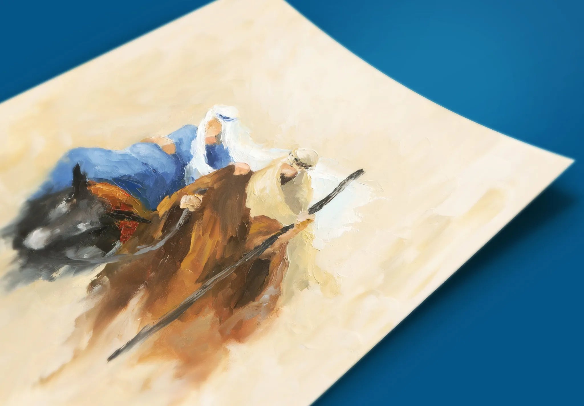 ¡Regocíjate! Láminas de arte: El viaje a Belén