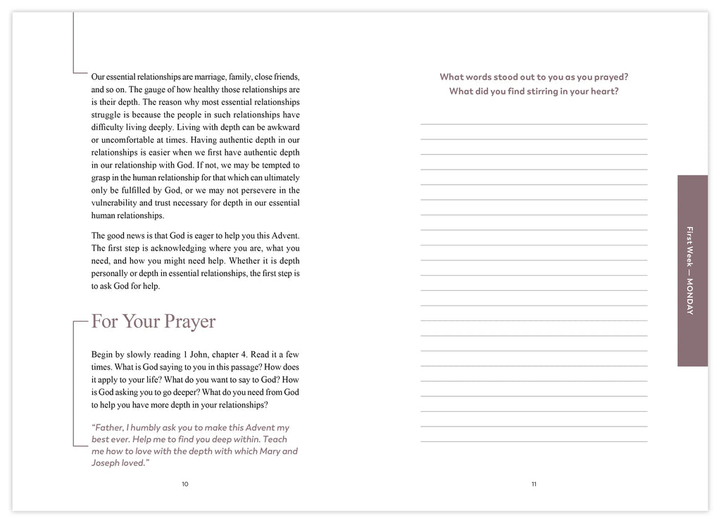 Rejoice! Advent Meditations with the Holy Family, Journal