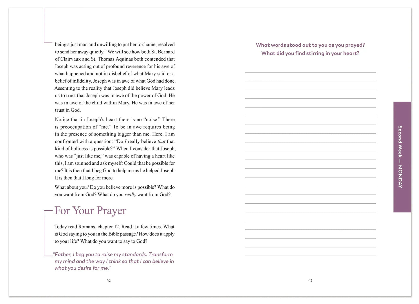 Rejoice! Advent Meditations with Joseph, Journal