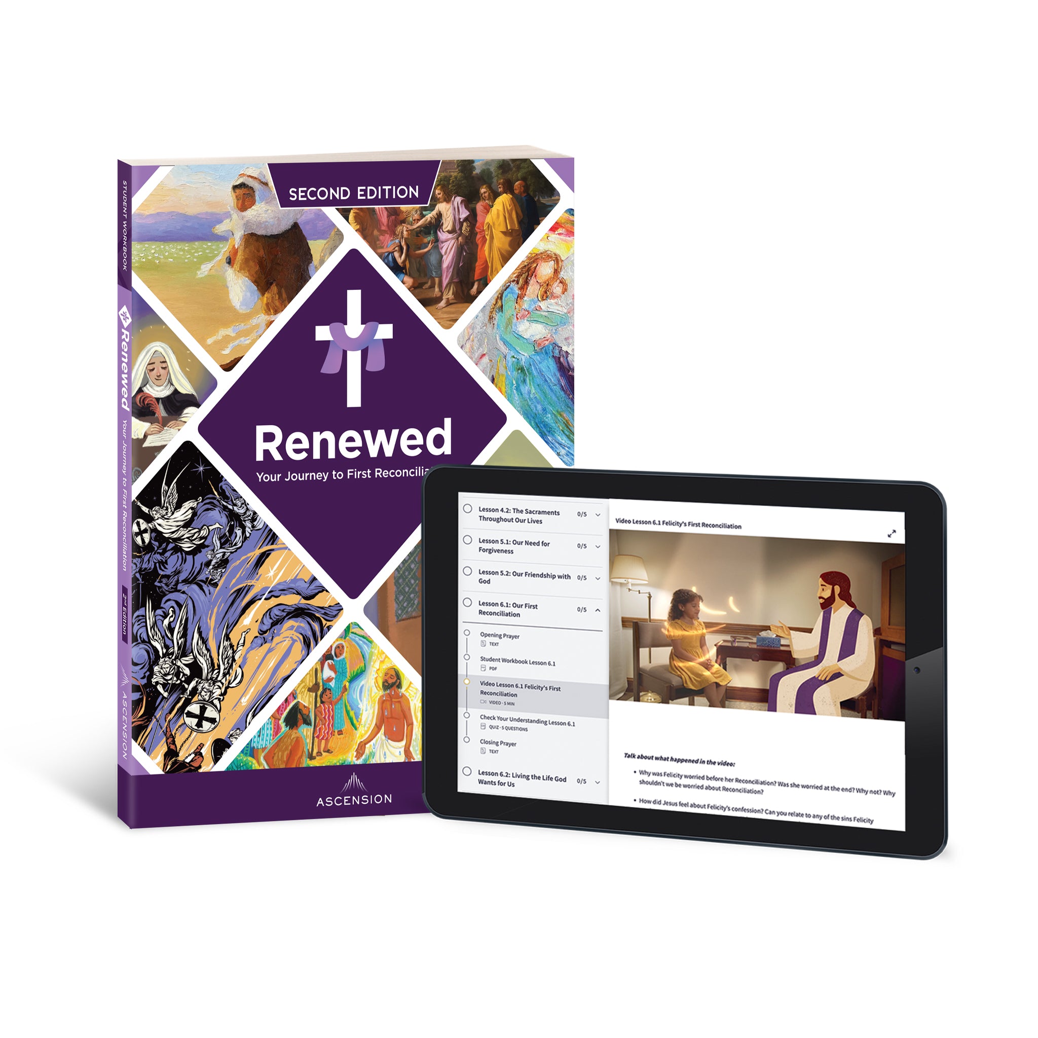 Renewed Second Edition: Your Journey to First Reconciliation Student Workbook Including Online Course Access