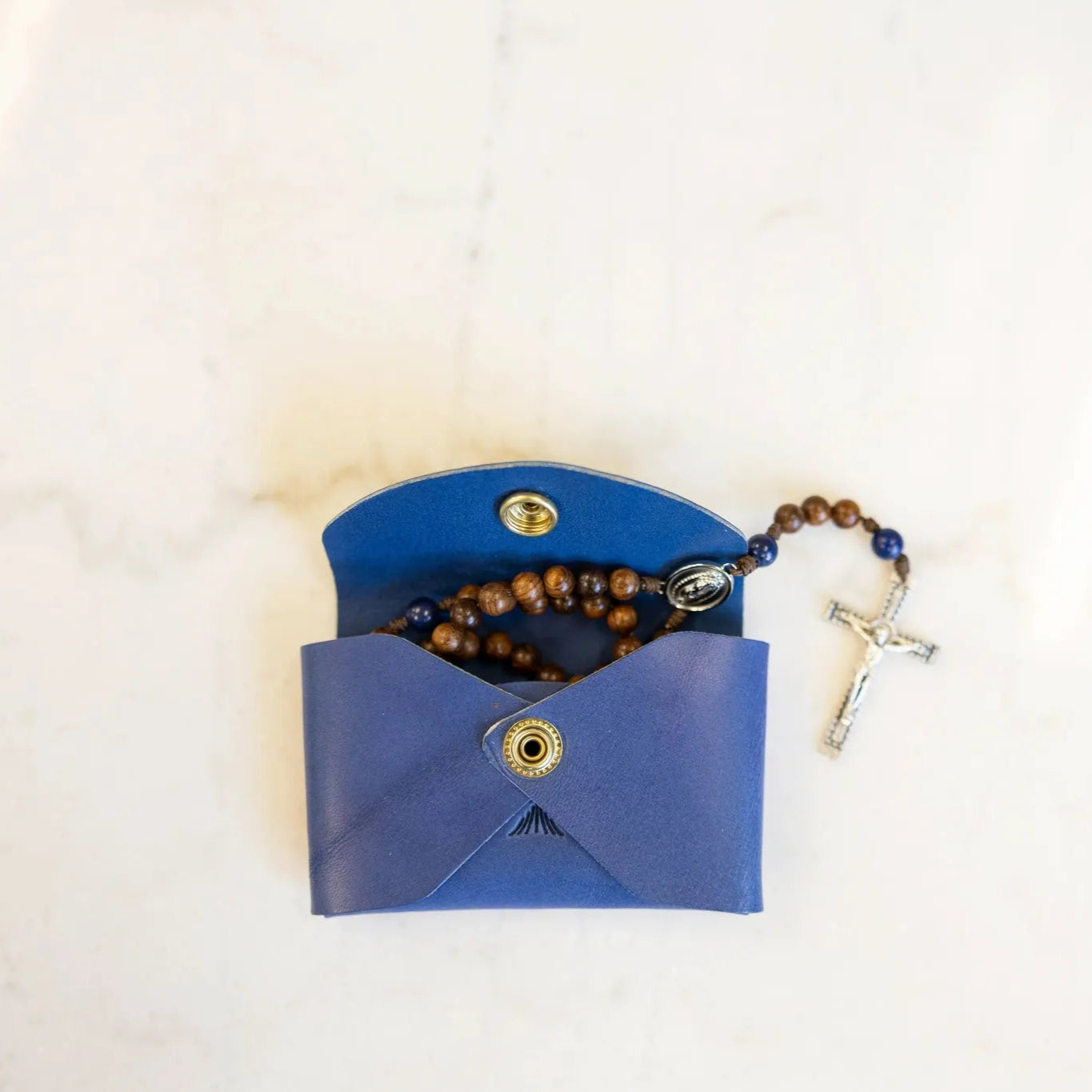 Poco a Poco Premium Leather Rosary Pouch