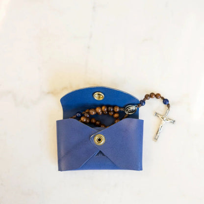 Poco a Poco Premium Leather Rosary Pouch
