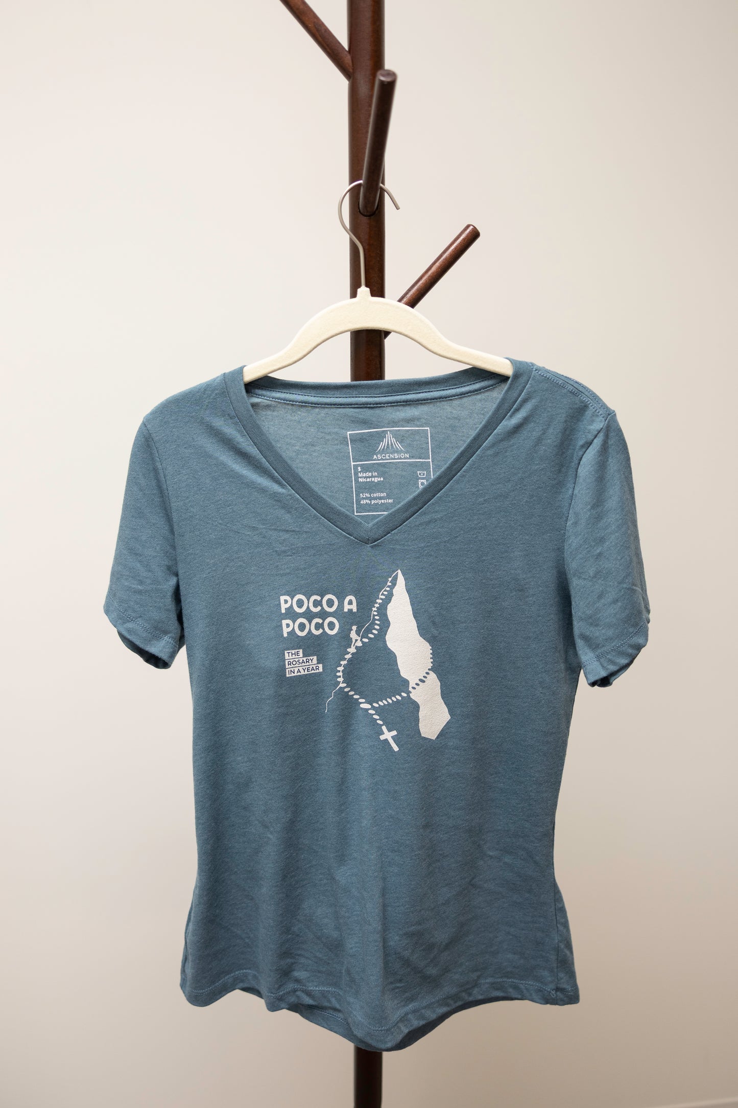 Rosary in a Year Poco a Poco  V-Neck Women's Shirt