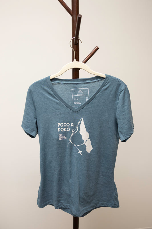 Rosary In A Year Poco a Poco  V-Neck Women's Shirt
