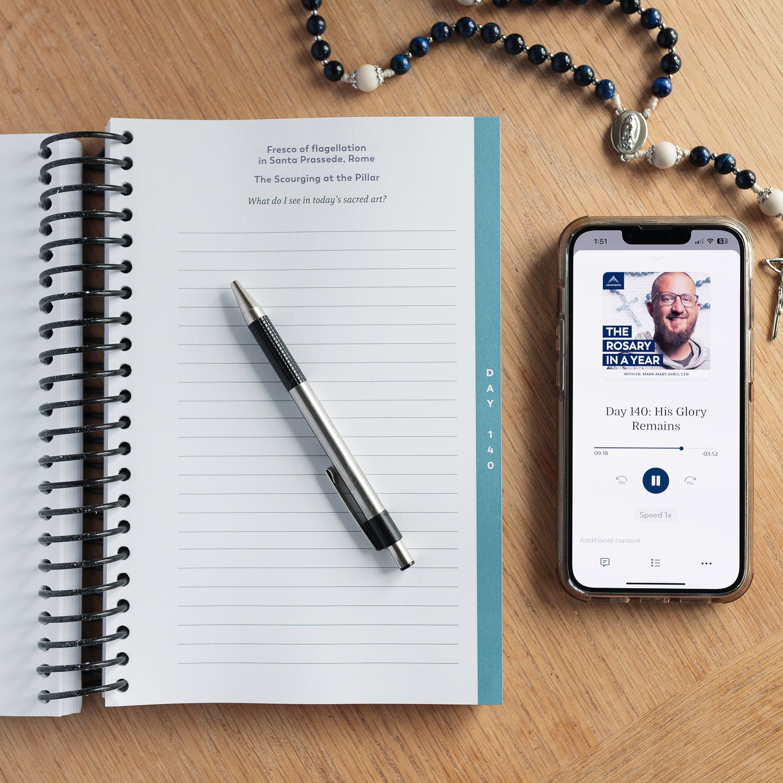 El cuaderno del Rosario en un año