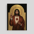 New Jerusalem Studios Sacred Heart of Jesus Art Print - 9" x 12"