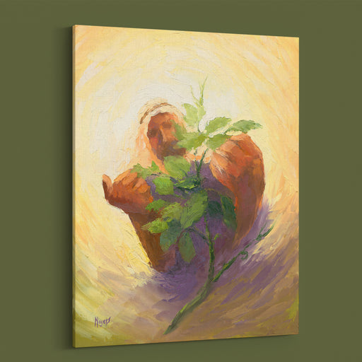 jjshily Moines sur l'échelle de l'ascension divine Prints Fine Art Canvas  Poster Vintage Oil Painting Decor 50x70cmx2 sans cadre : : Cuisine  et Maison