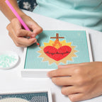 Sacred Heart of Jesus Gem Art Craft Kit