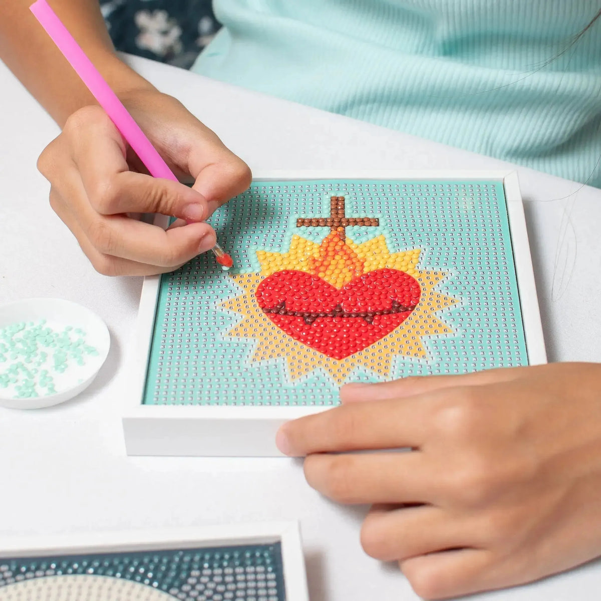 Sacred Heart of Jesus Gem Art Craft Kit