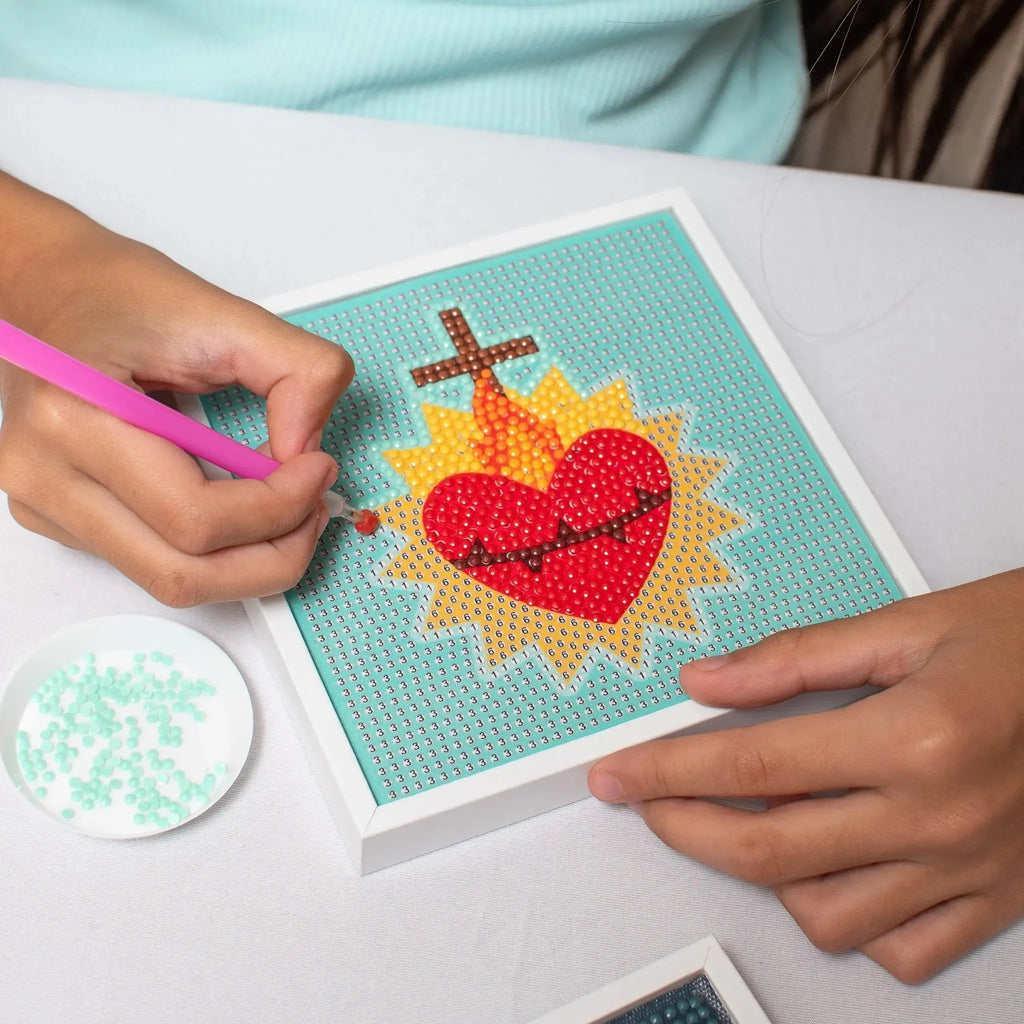 Sacred Heart of Jesus Gem Art Craft Kit