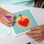 Sacred Heart of Jesus Gem Art Craft Kit