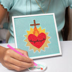 Sacred Heart of Jesus Gem Art Craft Kit